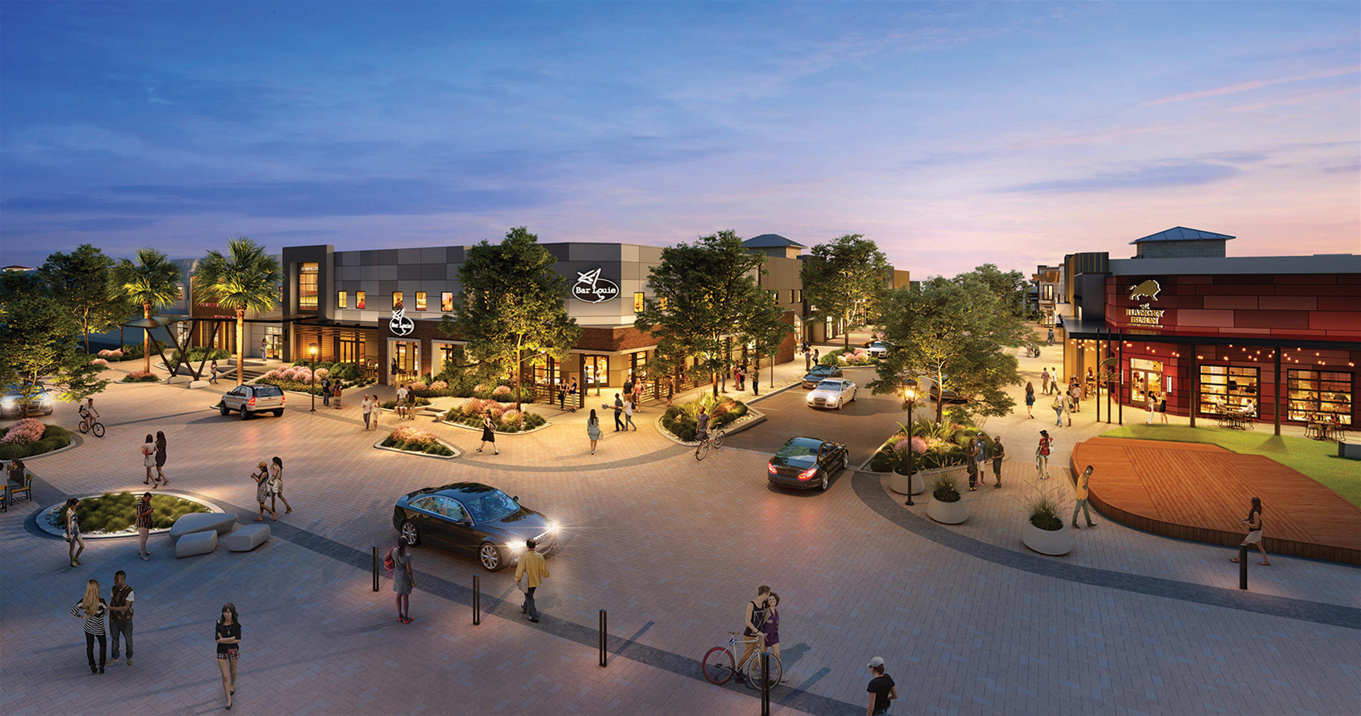 rendering of vision for new Winter Park Village in Florida
