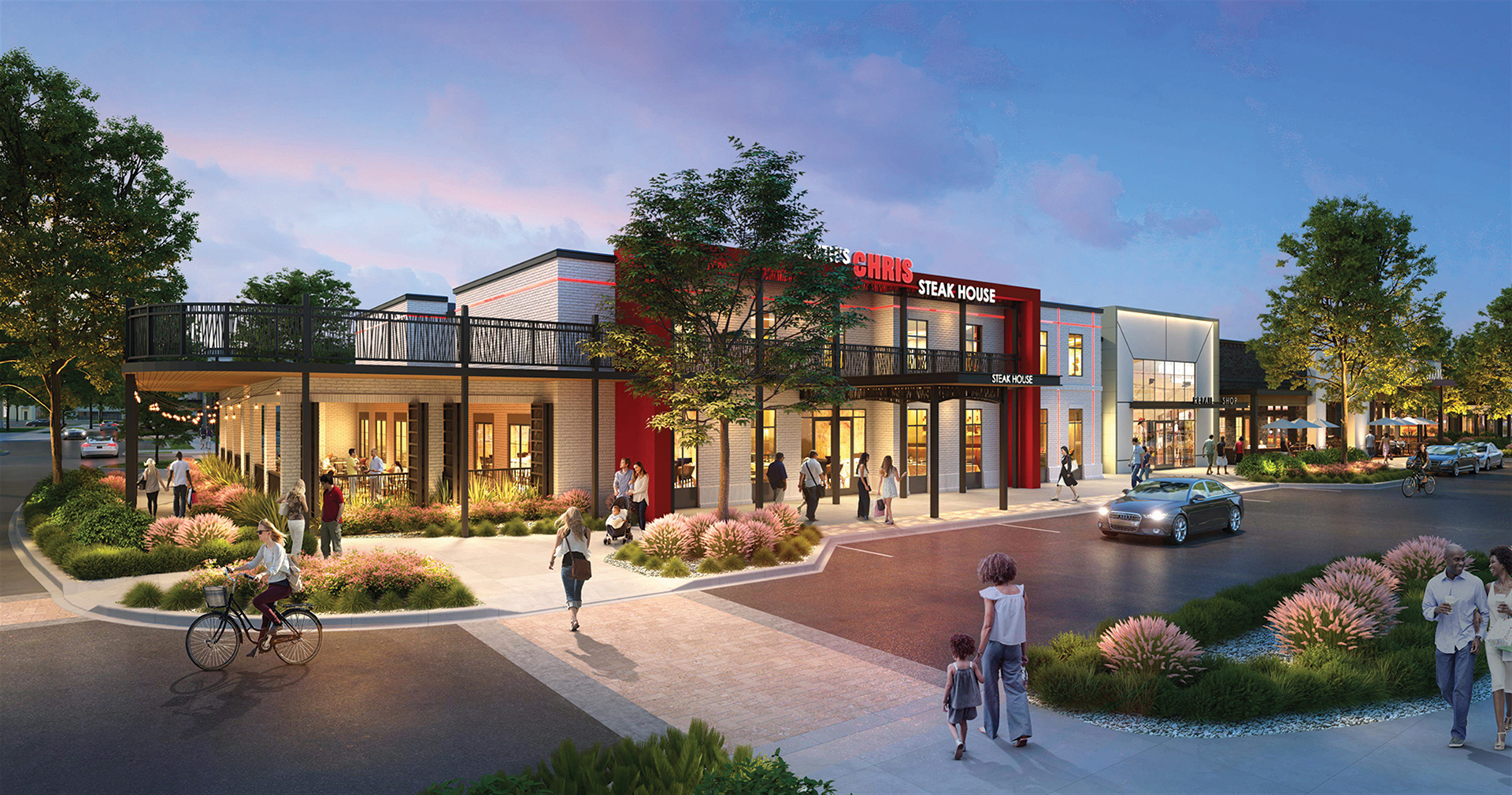 rendering of vision for new Winter Park Village in Florida