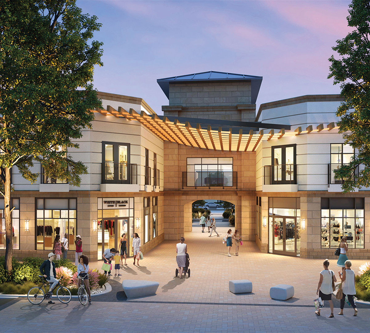 rendering of vision for new Winter Park Village in Florida